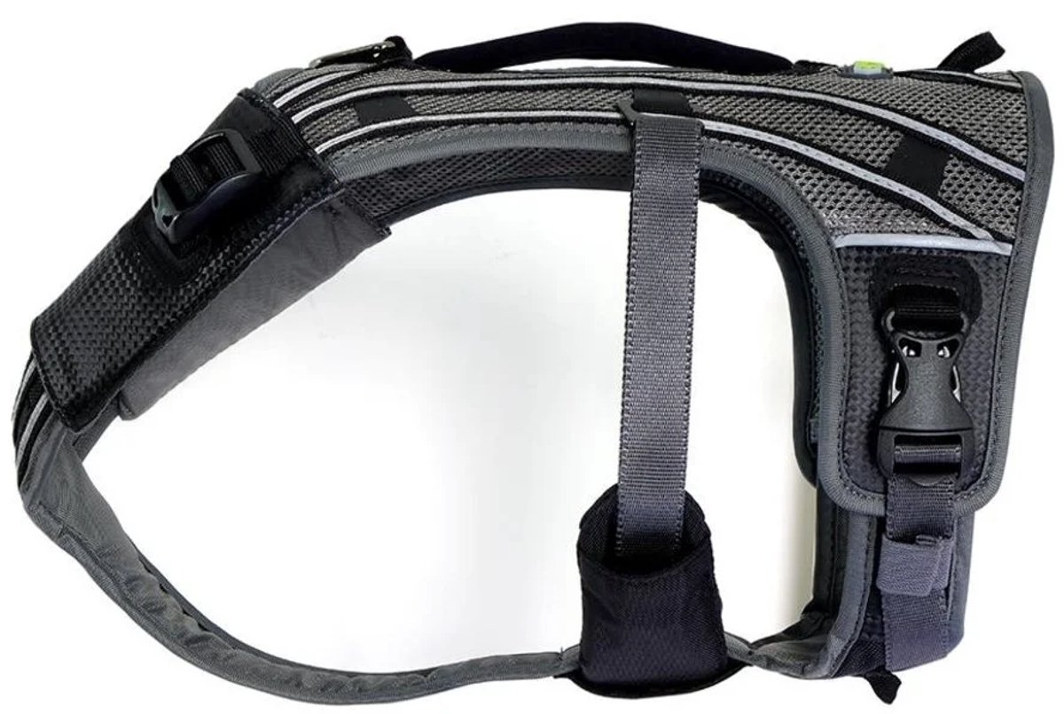 EQDOG Hondentuig Pro Harness Zwart Maat S