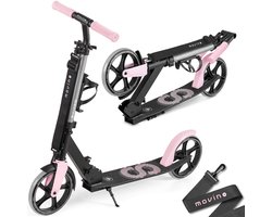 Movino Infinity - Step - Roze - voor Jongens en Meisjes - Lagers ABEC-7 - Drie instelbare hoogte-opties - Draagkracht tot 100 kg