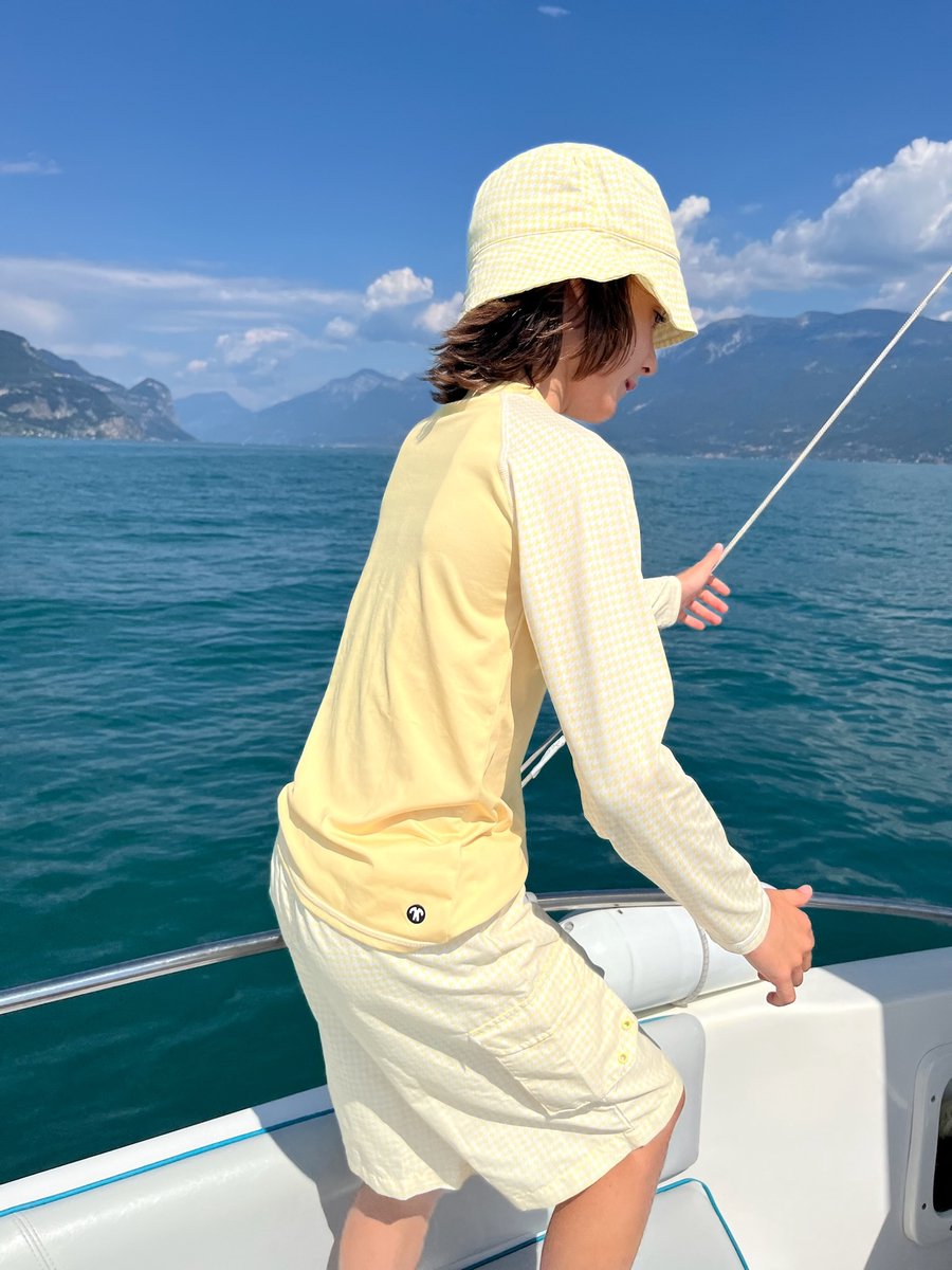 Ducksday - Zwemshort voor jongen - boardshort - UPF50+ - Surf - Lemonade - Lichtgeel - 134/140 — afbeelding 8