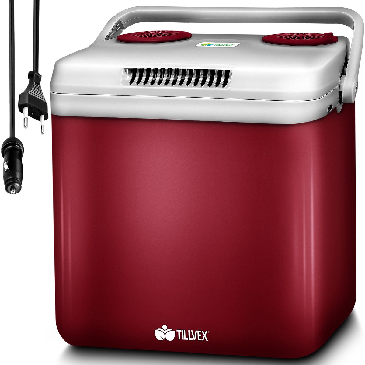 Tillvex- Koelbox, coolbox, 32 liter, rood