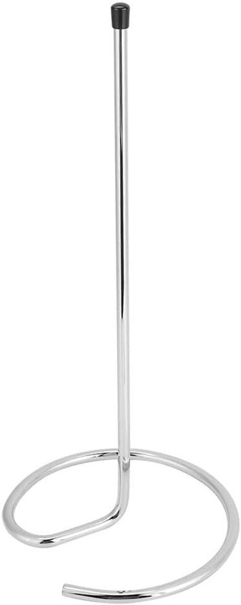 Wijnkaraf droogrekhouder voor ondersteboven ophangen - RVS - 14 inch - keukenaccessoire