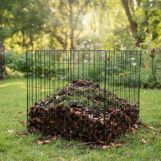 Compostbak - 560 liter - staal - groen | bol