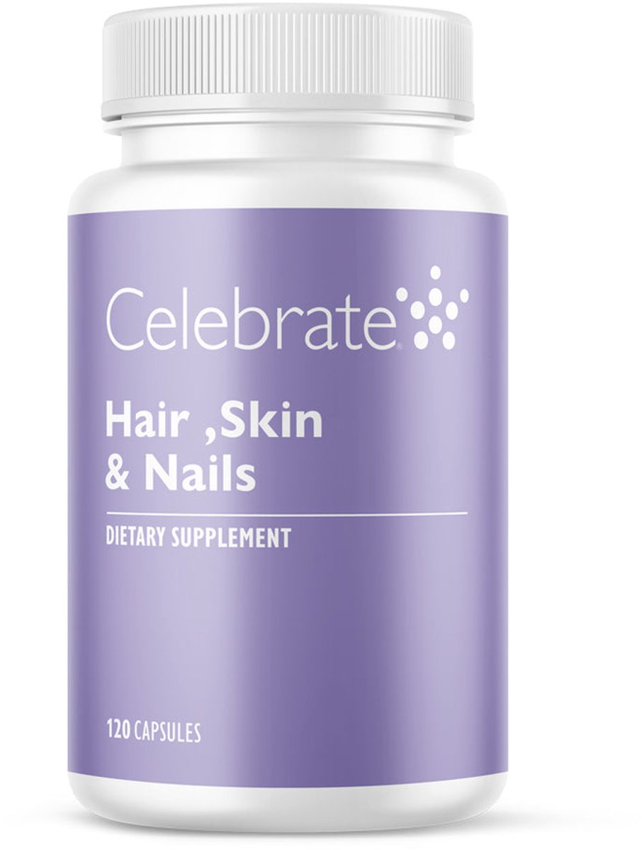Celebrate Vitamins haar, huid & nagels – voedingssupplement – 120 capsules