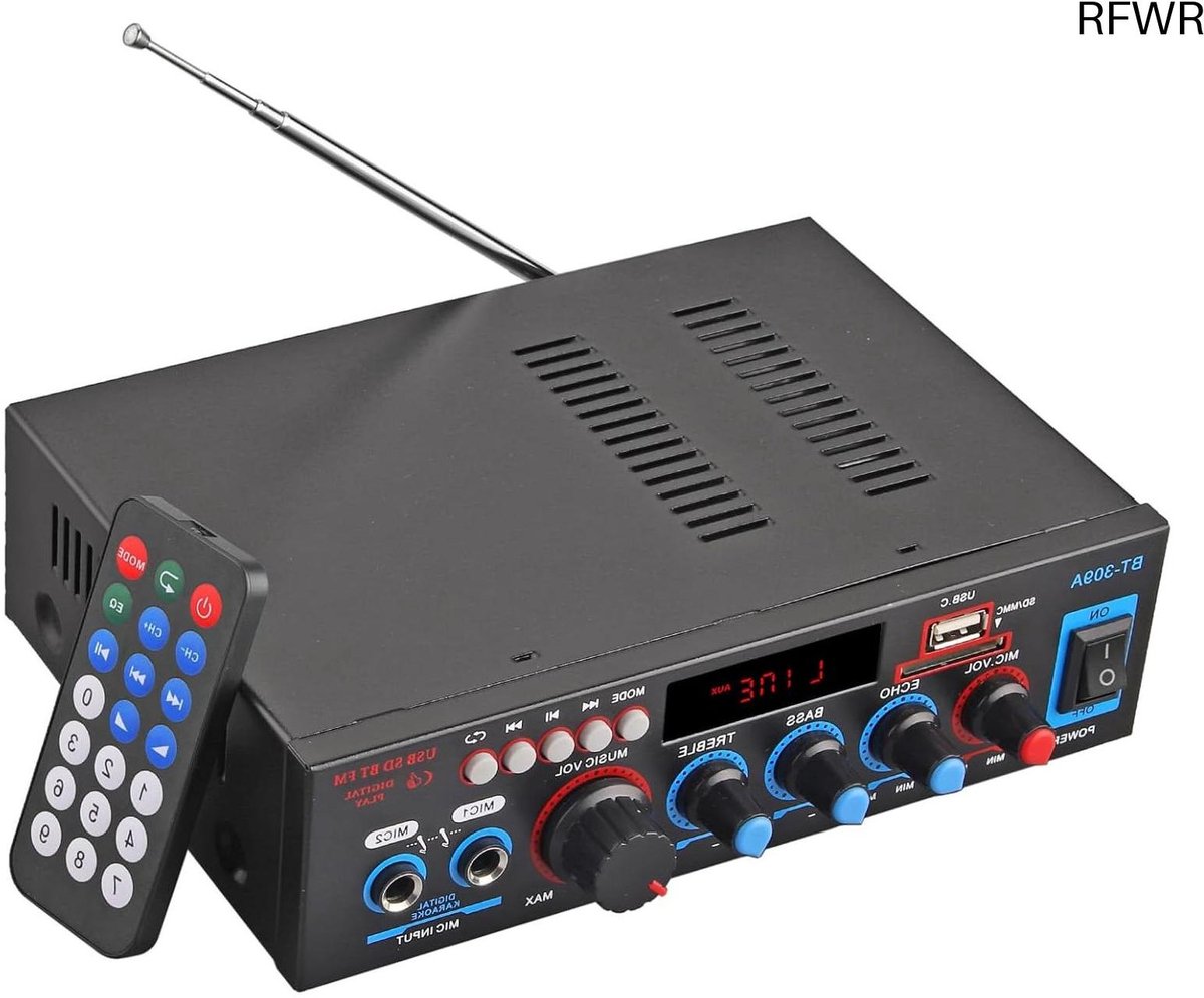 Audio Versterker - Stereo Versterker - Amplifier- Complete Set - Speaker