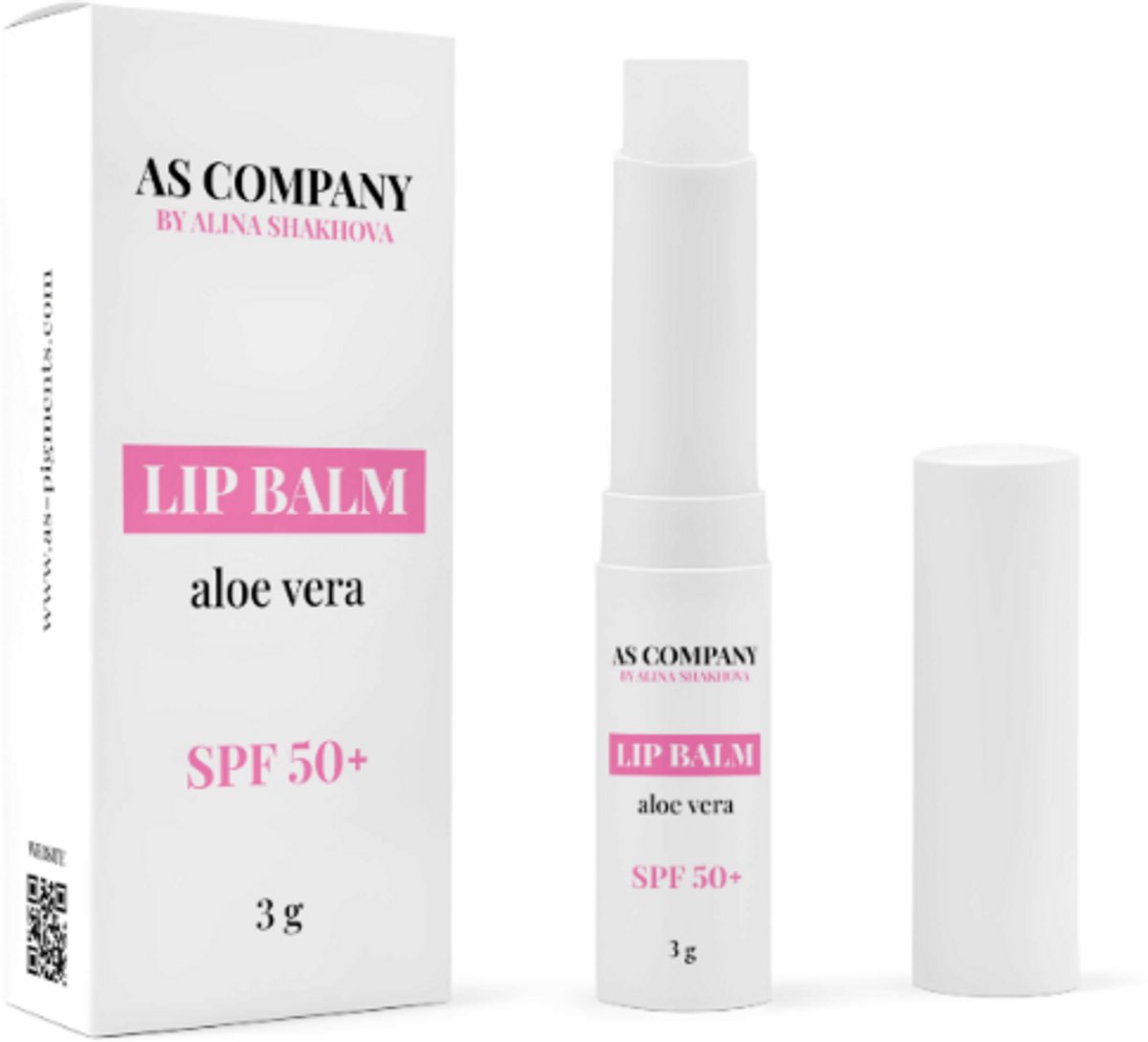 ASCompany Lip Balm Aloe Vera SPF 50+ Stick Balm 3g