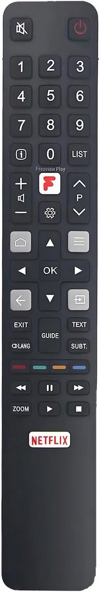Universele Vervangende Afstandsbediening voor TCL Smart TV Modellen