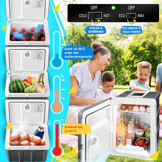 Koelbox Elektrisch 12v 230 Volt - Cooler Auto en Camping - Frigobox - - Koelcontainer — afbeelding 5