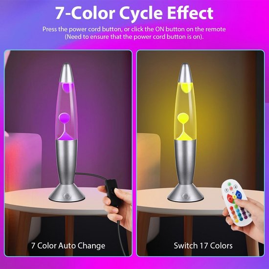 Lavalamp voor Kinderen - Plasmalamp Volwassenen - Sfeerlicht - Verlichting van Merkloos — afbeelding 3