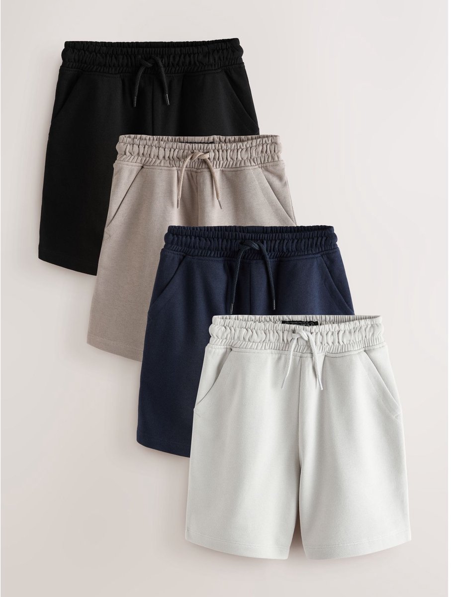 Next - Jongens - Basic short met sportieve pasvorm - Zwart