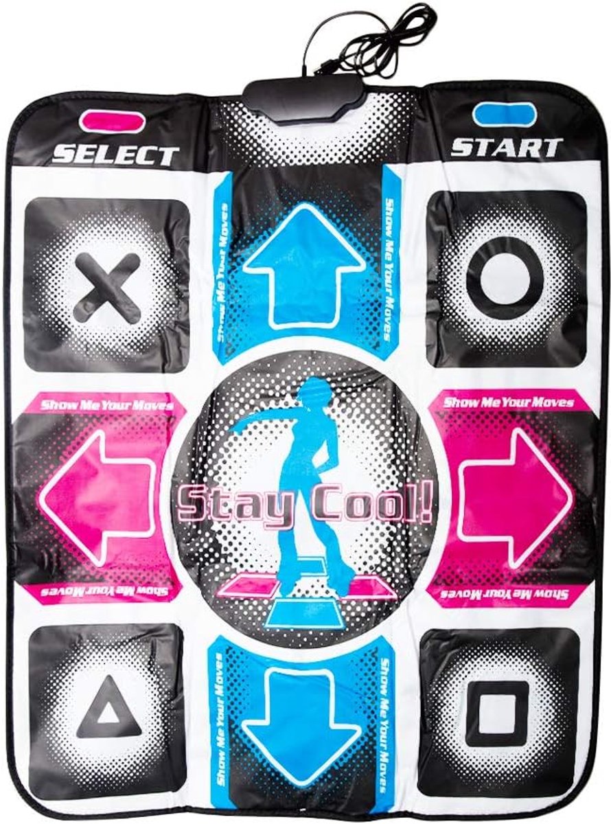Dansmat - Dansspel Mat - Videogames Dansen - Antislip Gevoelig - 94 x 82 cm - Zoals afgebeeld
