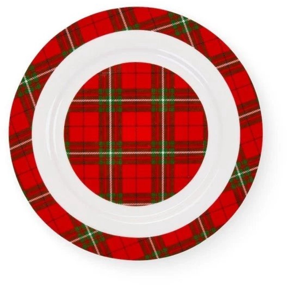 Borden NEW BONE tartan - set van 18 stuk - 3 verschillende borden