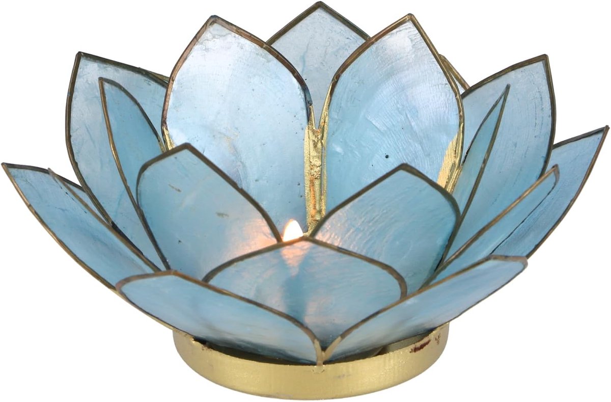 Theelichtschelp - Kaarshouder - Sfeerverlichting - 11 Kleuren Beschikbaar - 14 cm - Rood