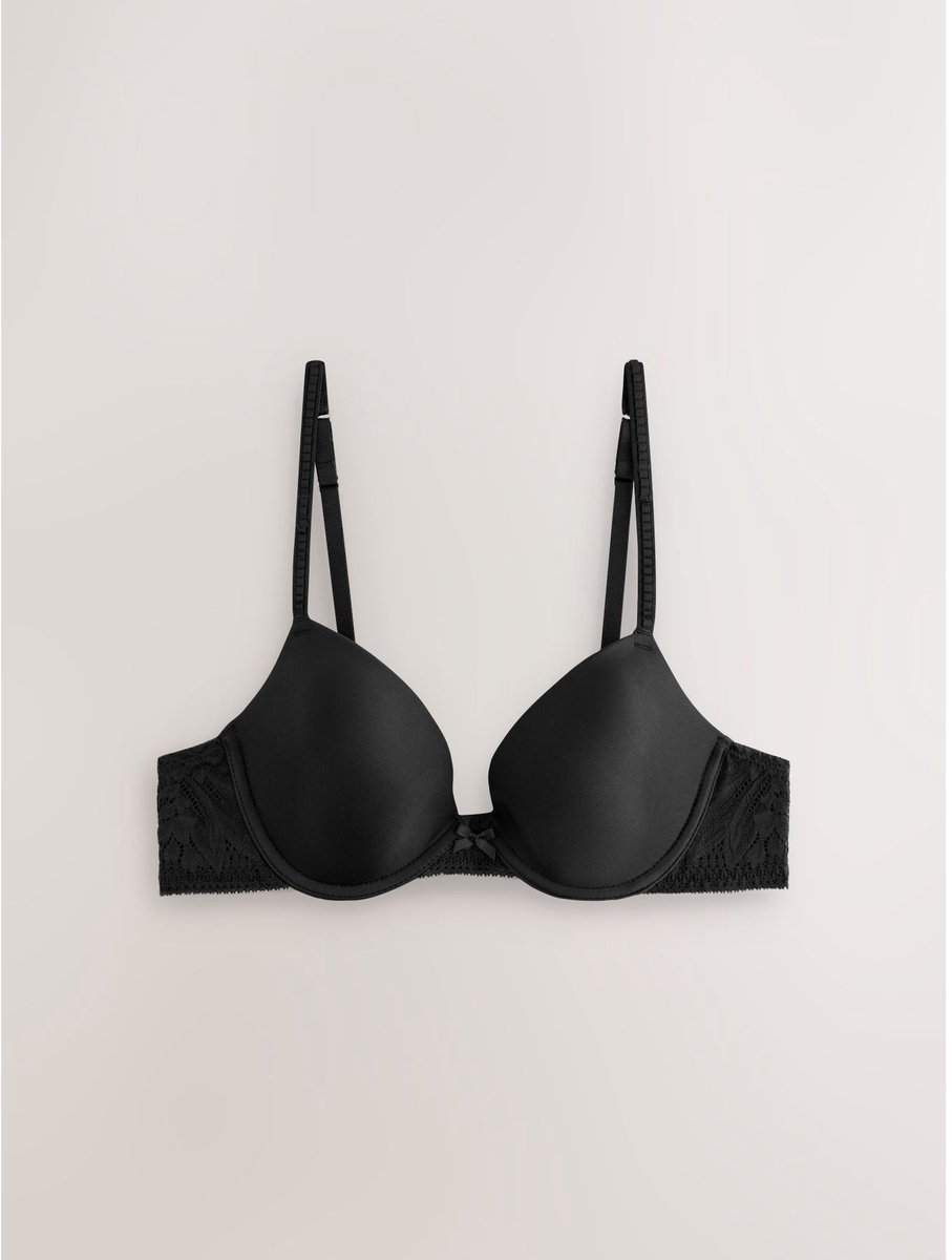 Next - Dames - A-E Light Pad Lace Bra - Zwart