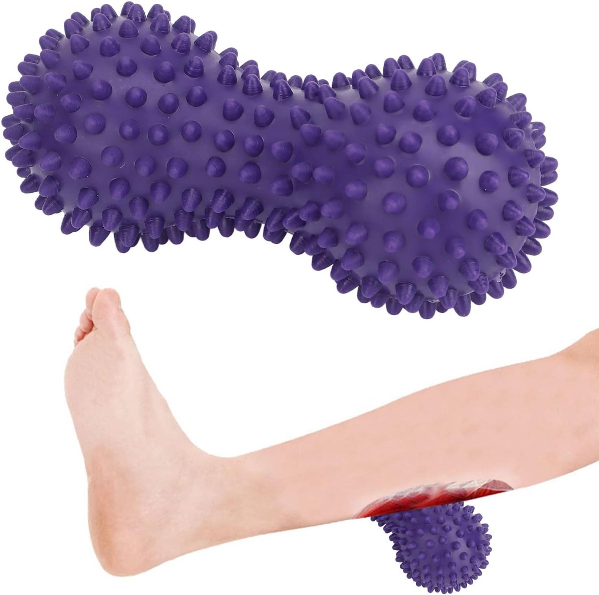 Massagebal - Pinda Bal - Spierontspanning - Bevordert Bloedcirculatie - 16 x 7.5 cm