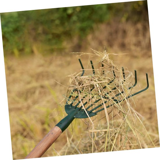 Blad Harken - Tuin Harken - Bladeren Verzamelen - Stevige Metalen Tanden - 32x30x5 cm - As Shown — afbeelding 2