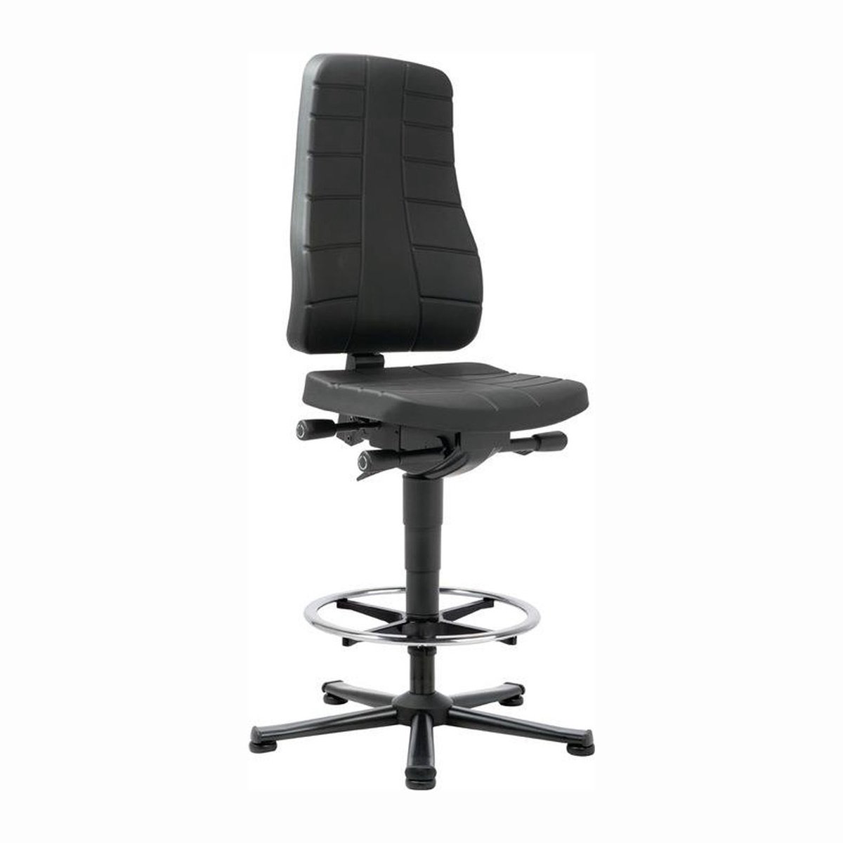 interstuhl industriële draaistoel All-In-One Highline vloerglijde...