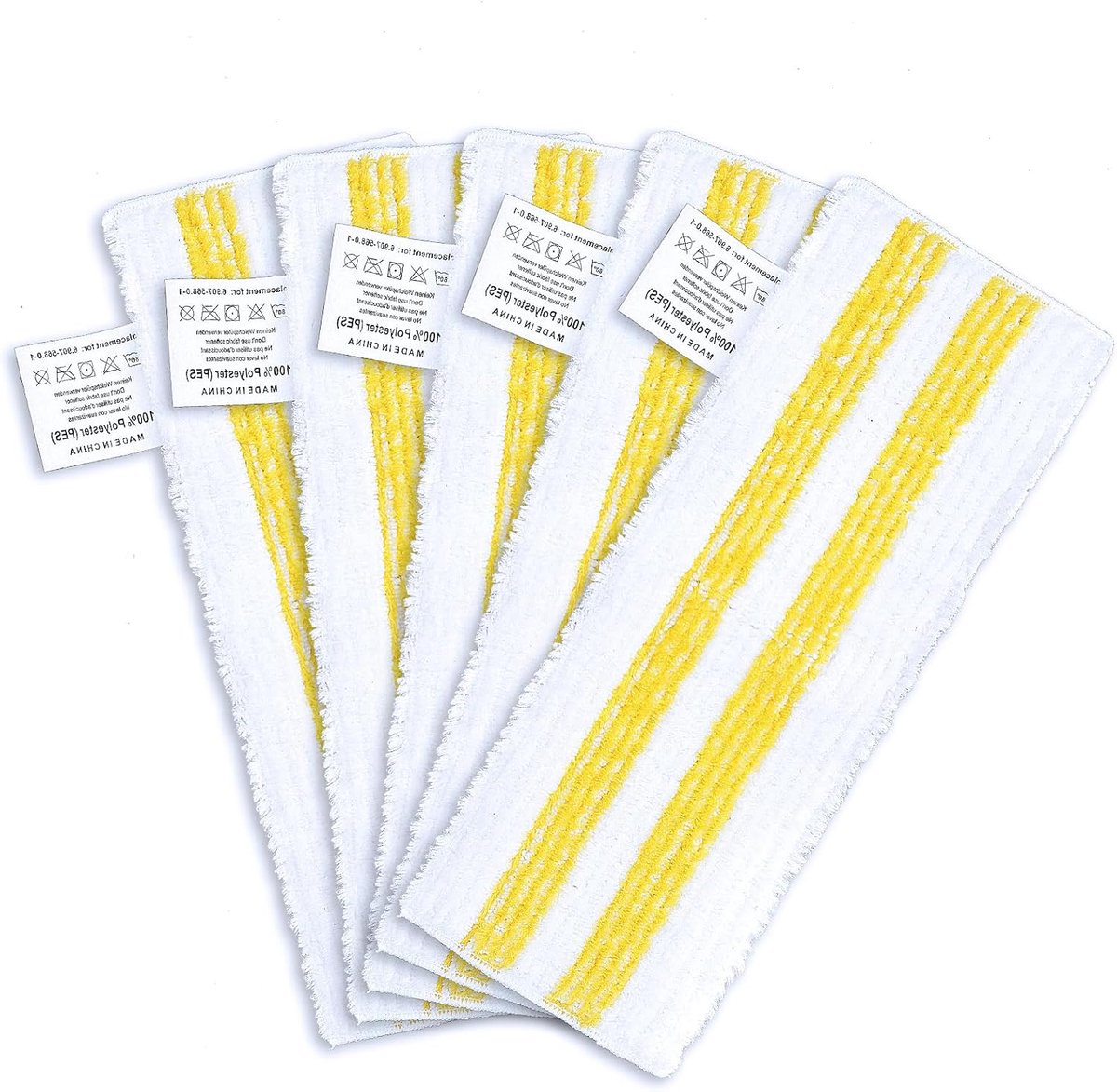 5 stuks geschikt voor Kärcher EasyFix stoomreiniger-mondstukken - Stoomreinigeraccessoires - vervangingsset voor Kärcher EasyFix SC 1, SC 2, SC 3, SC 4, SC 5 microvezeldoeken - voor alle vloeren