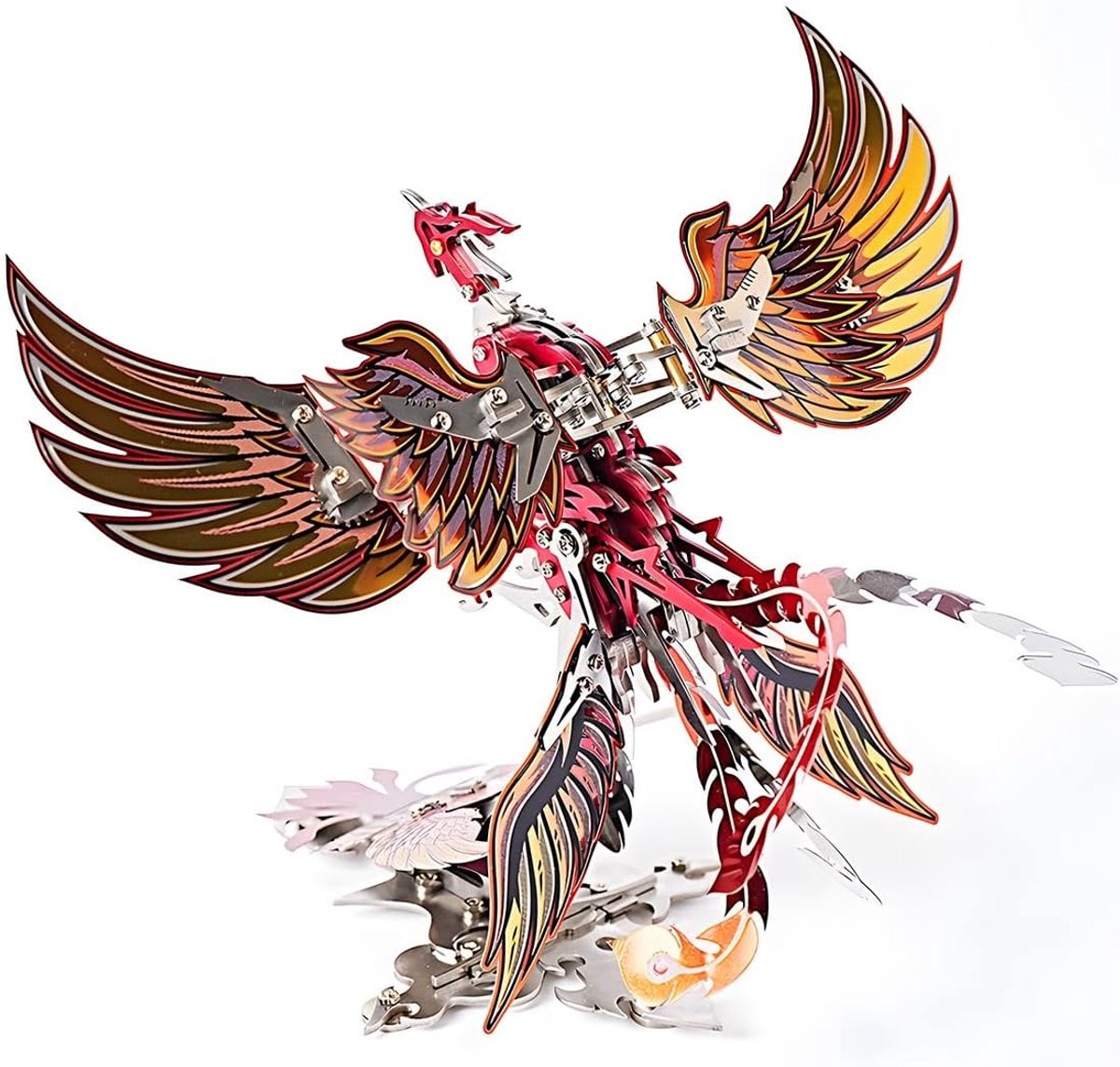 Metalen Puzzel - 3D Modelbouw - Hobby Project - Roestvrij Staal - 23x23x23cm - Zilverkleurig