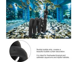 Bubbelbuis Aquarium - Beluchtingsgordijn - Decoratie en Zuurstof - Flexibel en Onder Zand - 44cm