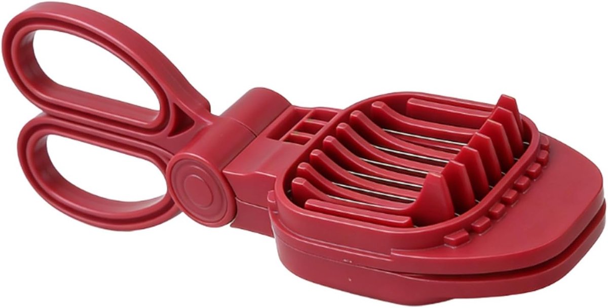 Fruit Snijder - Keuken Gadget - Snel Snijden - Veilig Ontwerp - 22 x 8 x 7.5 cm - Rood
