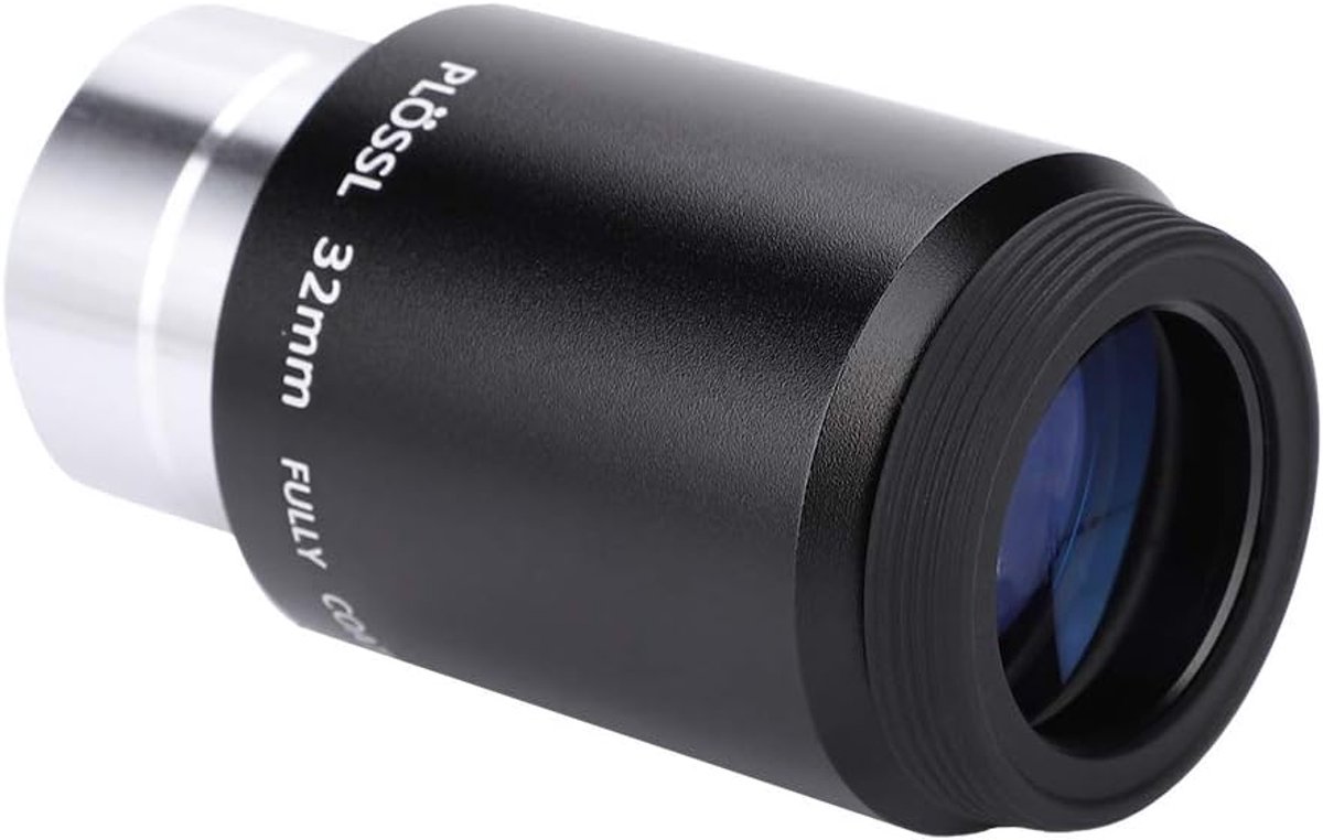 Telescoop Oculair - Sterrenkijker Lens - Astronomie Observatie - 52 Graden Breedbeeld - 32 Mm 1.25 Inch - Zwart
