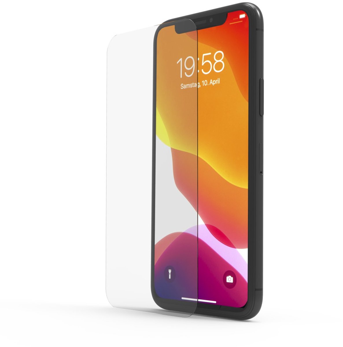 Hama screenprotector geschikt voor Iphone 11 - Clear protect - Met montagehulp