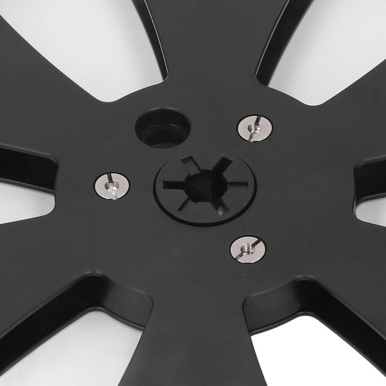 Lege Spoel - Bandspoel Aluminium - Opnemen Geluid - Lichtgewicht Sterke Legering - 7 Inch Diameter - Zwart — afbeelding 2