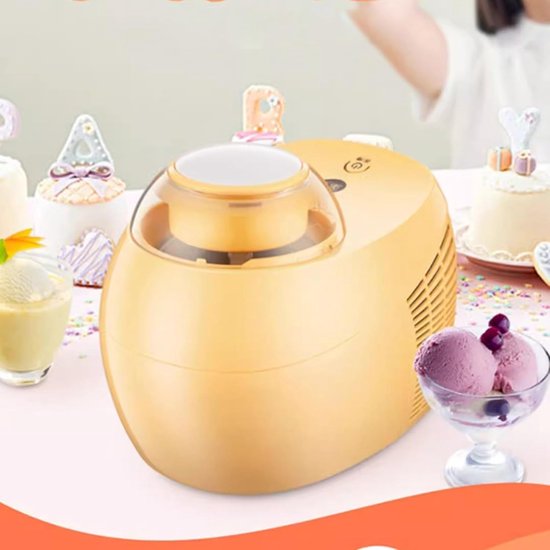 Mini Ijsmachine - Zelfgemaakte Desserts - Thuis Genieten - Snelle Invriestijd - 500ml Capaciteit - Blauw Groen van Merkloos — afbeelding 2