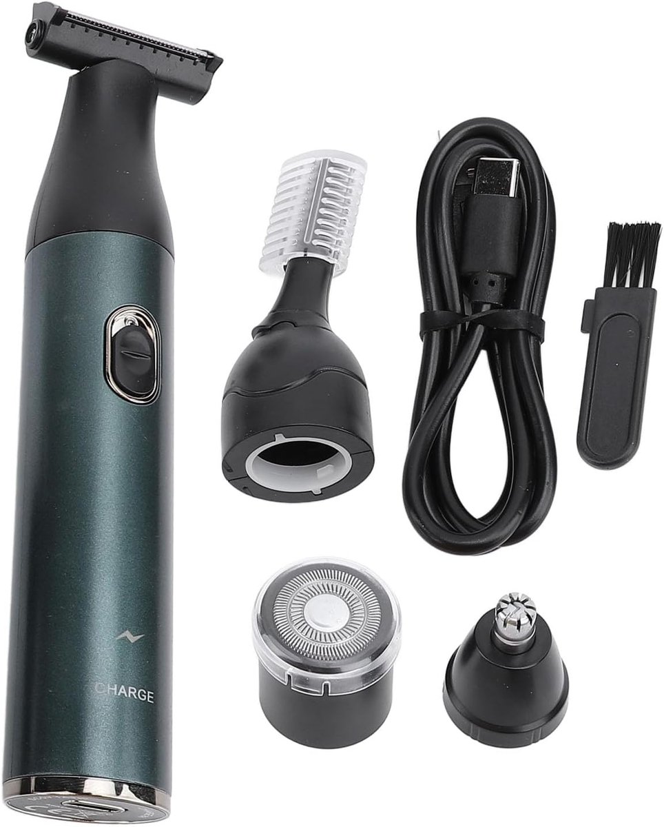 Lichaamsgroomer - Elektrische trimmer - Persoonlijke verzorging - 4-in-1 multifunctioneel - 20 x 12 x 4 cm