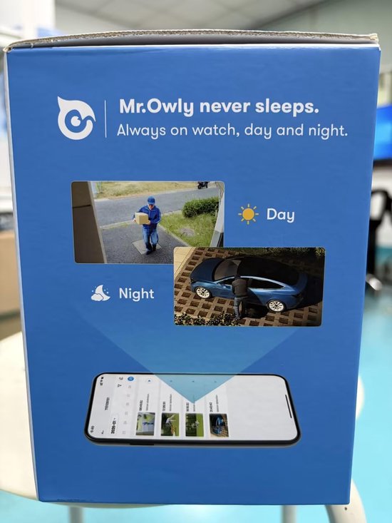 Bewakingscamera Buiten - Beveiligingscamera Set - Huis Beveiligen - 360 Graden Zicht - 2 Camera's - Wit — afbeelding 2