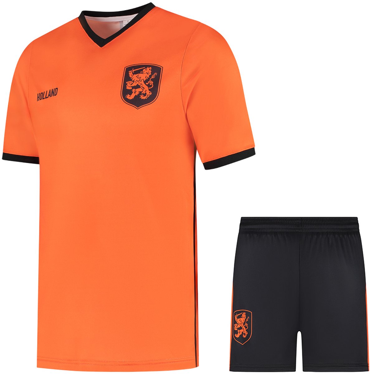 Nederlands Elftal Voetbaltenue - Oranje Shirt - WK 2026 - Voetbal Tenue Kinderen - Shirt en Broekje - Jongens en Meisjes - Volwassenen - Heren en Dames - Maat M