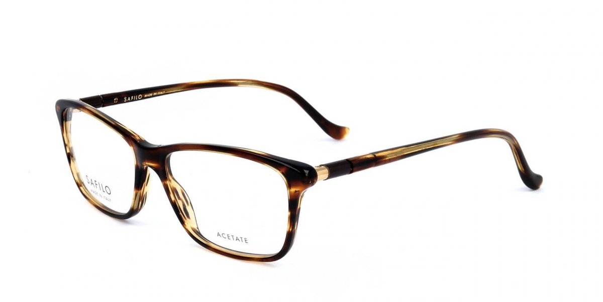 Safilo BURATTO 08 Brown horn 53/16/140 WOMAN Brilmonturen