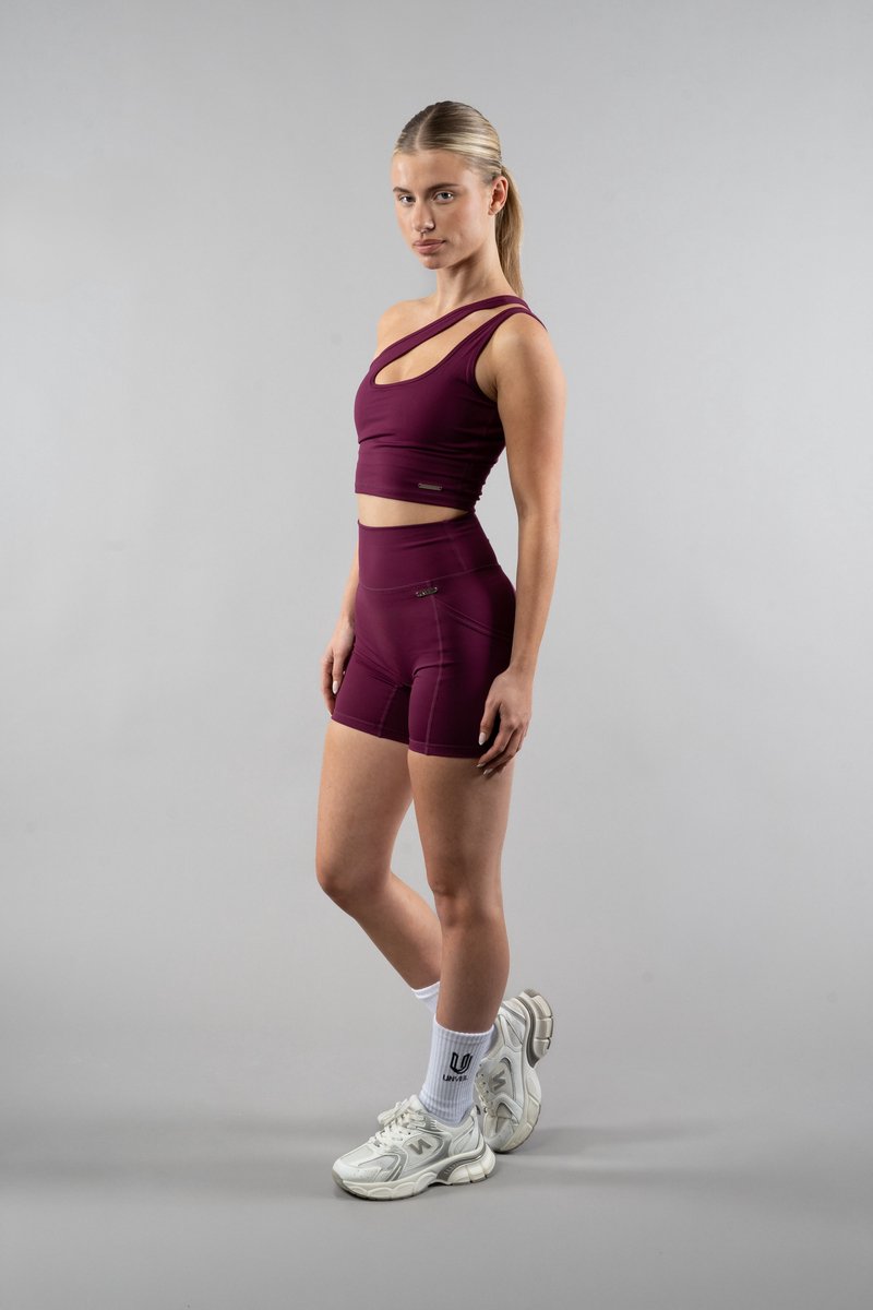 Unveil Active -Shorts scrunch - Prune Purple XS