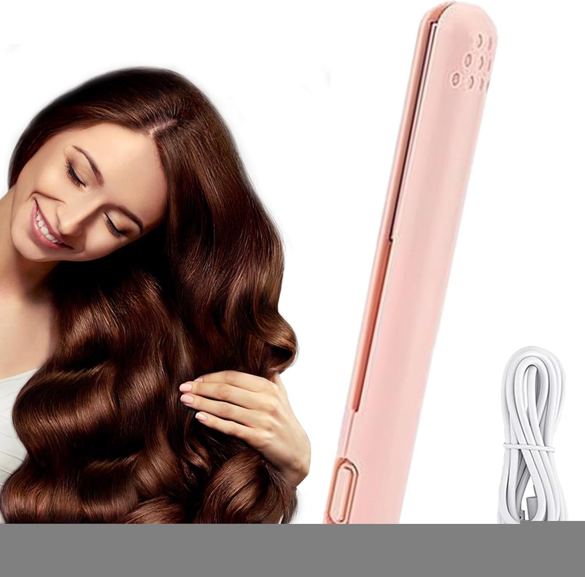 Krultang Stijltang - Haar Golven - Snel Haar Stijlen - 2-in-1 Functie - Compact Formaat