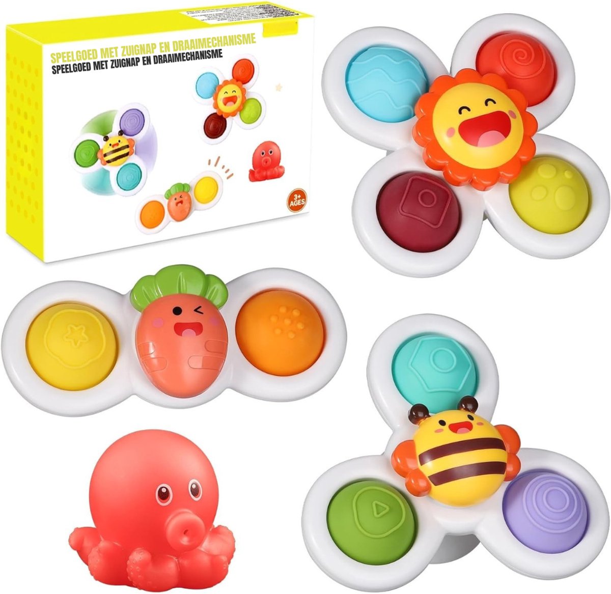 SVN® Baby Speelgoed 3 Maanden - Baby Speelgoed - Veelkleurig - 13cm x 6cm x 19cm