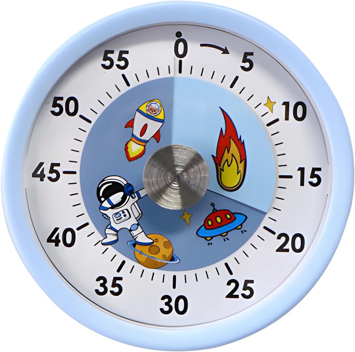 Visuele Timer - Aftelklok Kinderen - Studie Hulp - Stille Klaslokaal Timer - 10x10x5 cm