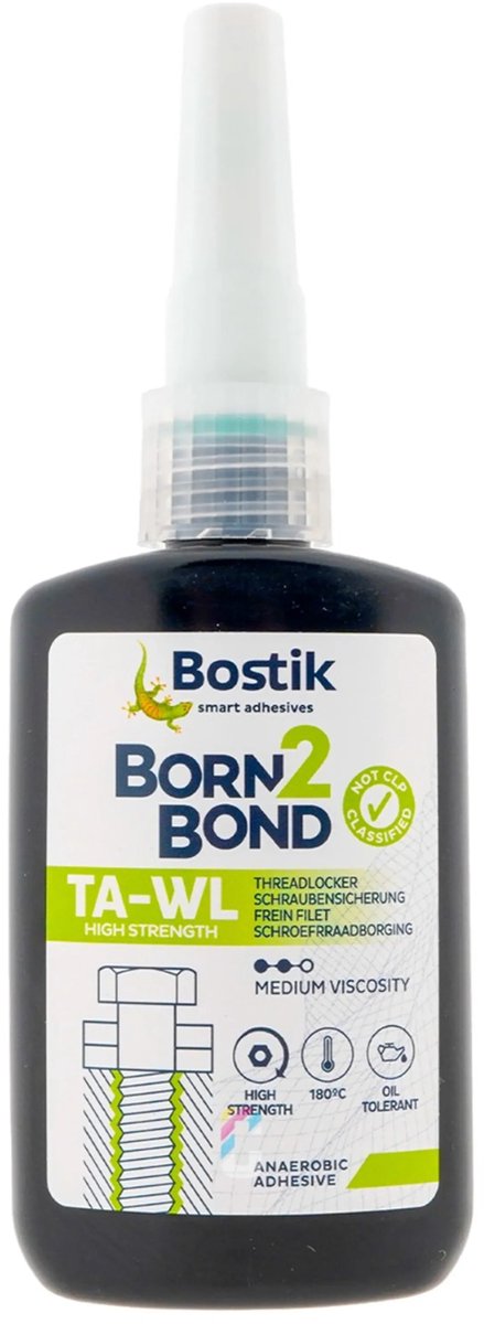 Bostik Born2Bond TA-WL High Strength Schroefdraadborgmiddel 50ml