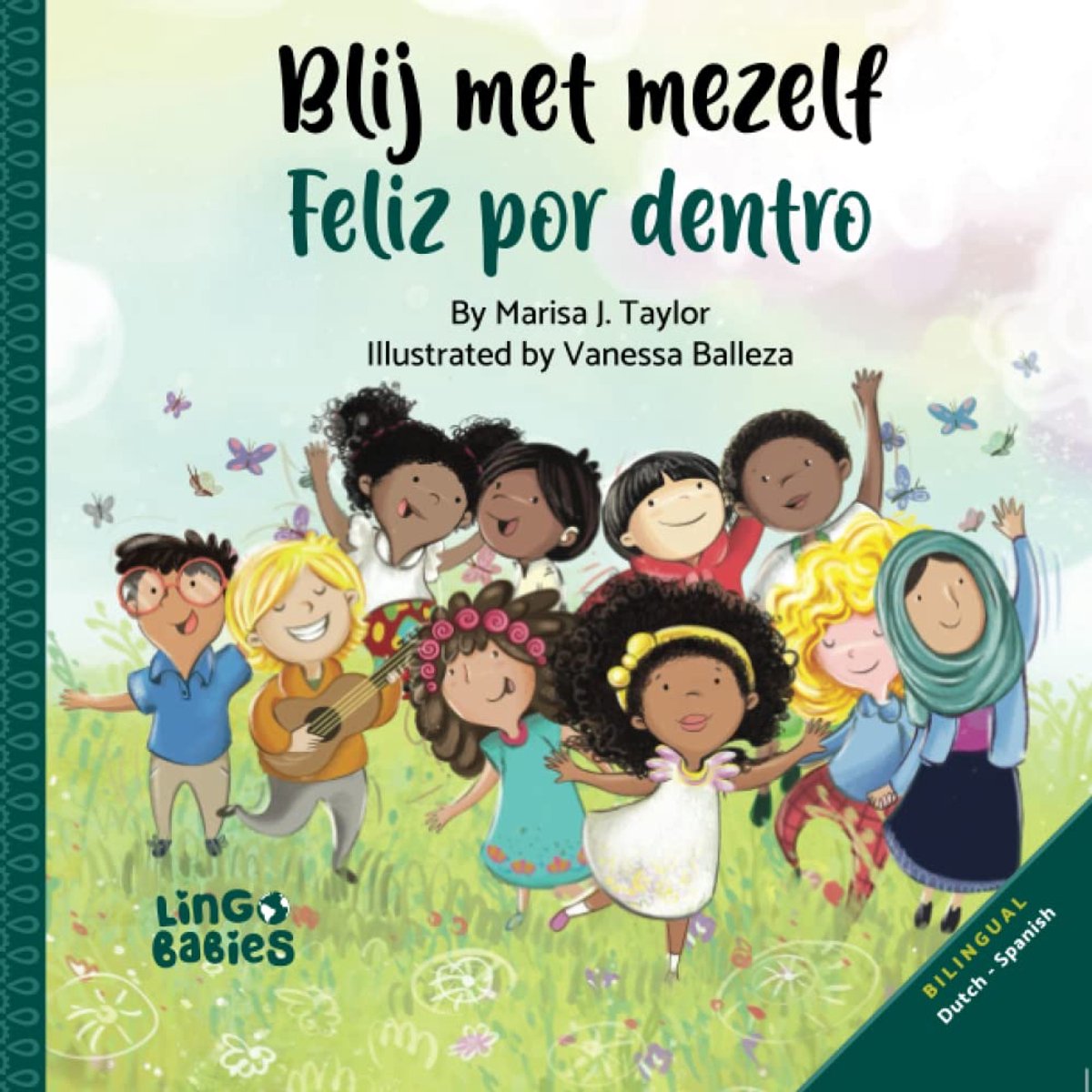 Kinderboek Nederlands Spaans - Tweetalig Leerboek - Taalontwikkeling Kinderen - Zelfvertrouwen Opbouwen - 21.59 x 21.59 cm