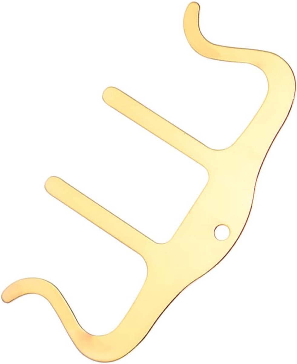 Muziekblad Houder - Partituur Clip - Muziek Lezen - Uitholling Ontwerp - 11x6.5CM - Goud
