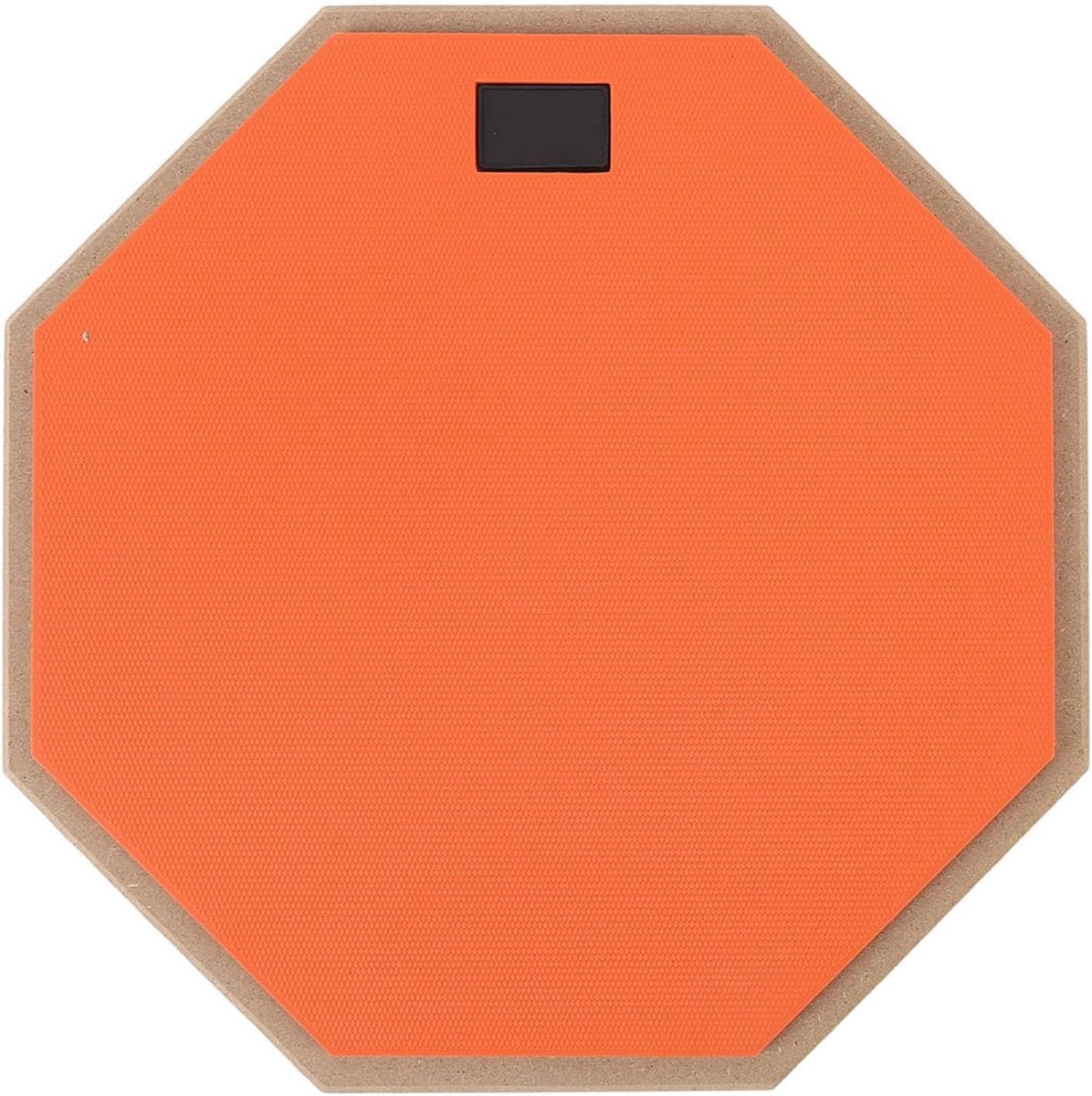 Drum Oefenpad - Stil Drummen - Muziek Oefenen - Geluiddempend Rubber - 30 cm - Oranje