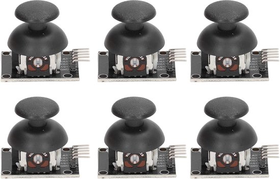 Joysticksensormodule - Gamecontroller Y Assen - Robotica Bediening - Dubbele Assen Output - DC 3.3V-5V - Zwart van Merkloos — afbeelding 2