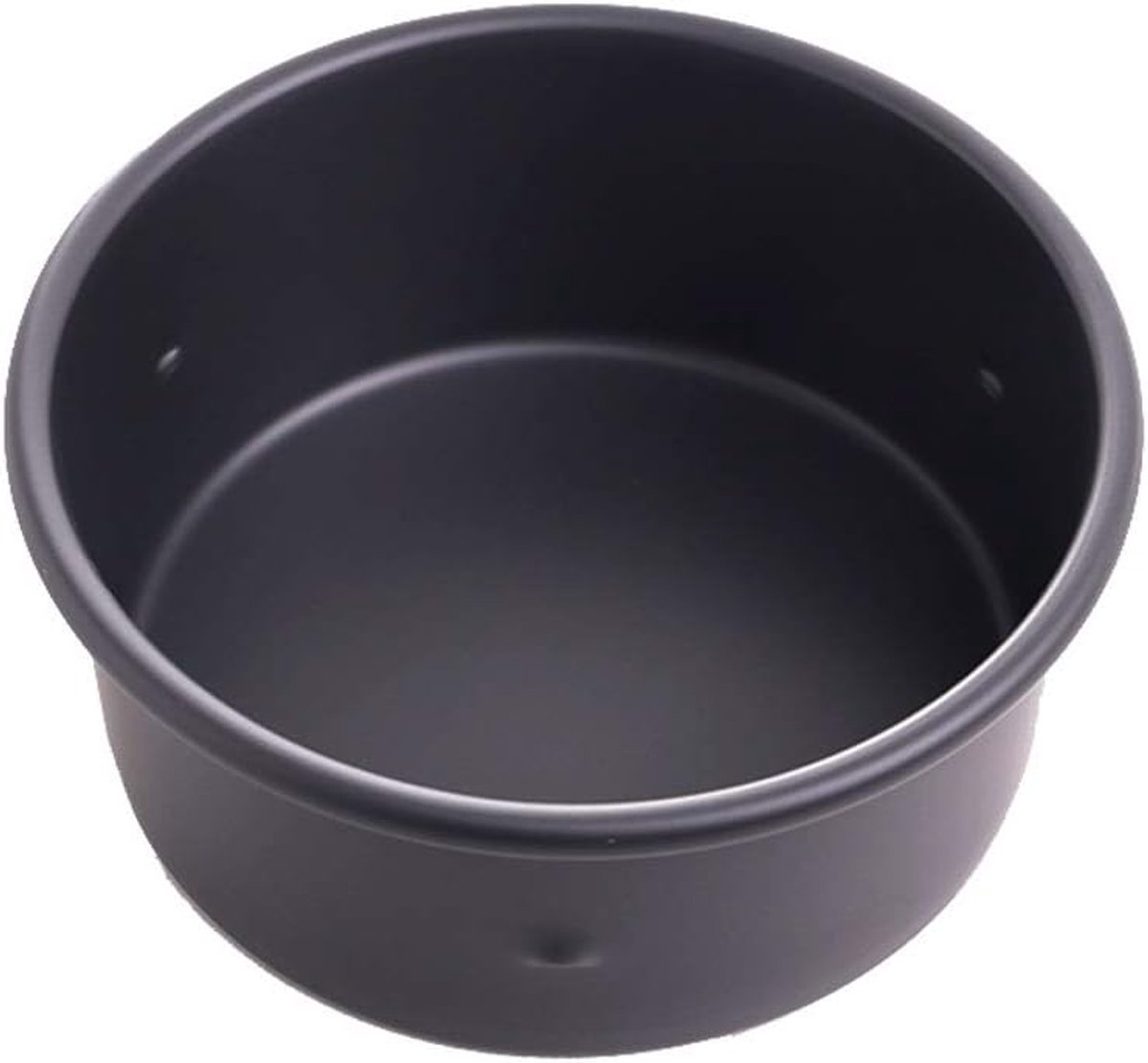 Ronde Cakevorm - Bakvorm - Taarten Bakken - Naadloze Structuur - 8 Inch - Zwart