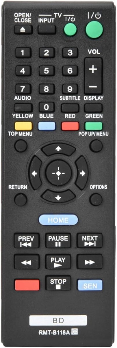 Afstandsbediening Blu Ray Speler - Universele Controller - Films Kijken - Lange Afstand Bediening