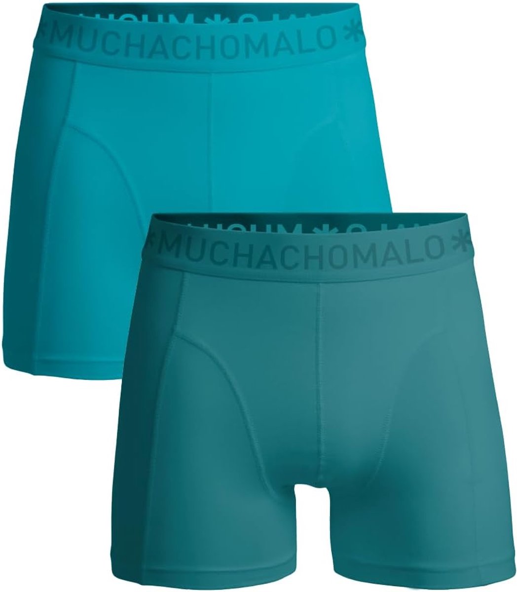 Heren Boxershorts - Ondergoed Katoen - Dagelijks Comfort - Zachte Elastische Band - Multipack 2 Stuks - Effene Kleuren