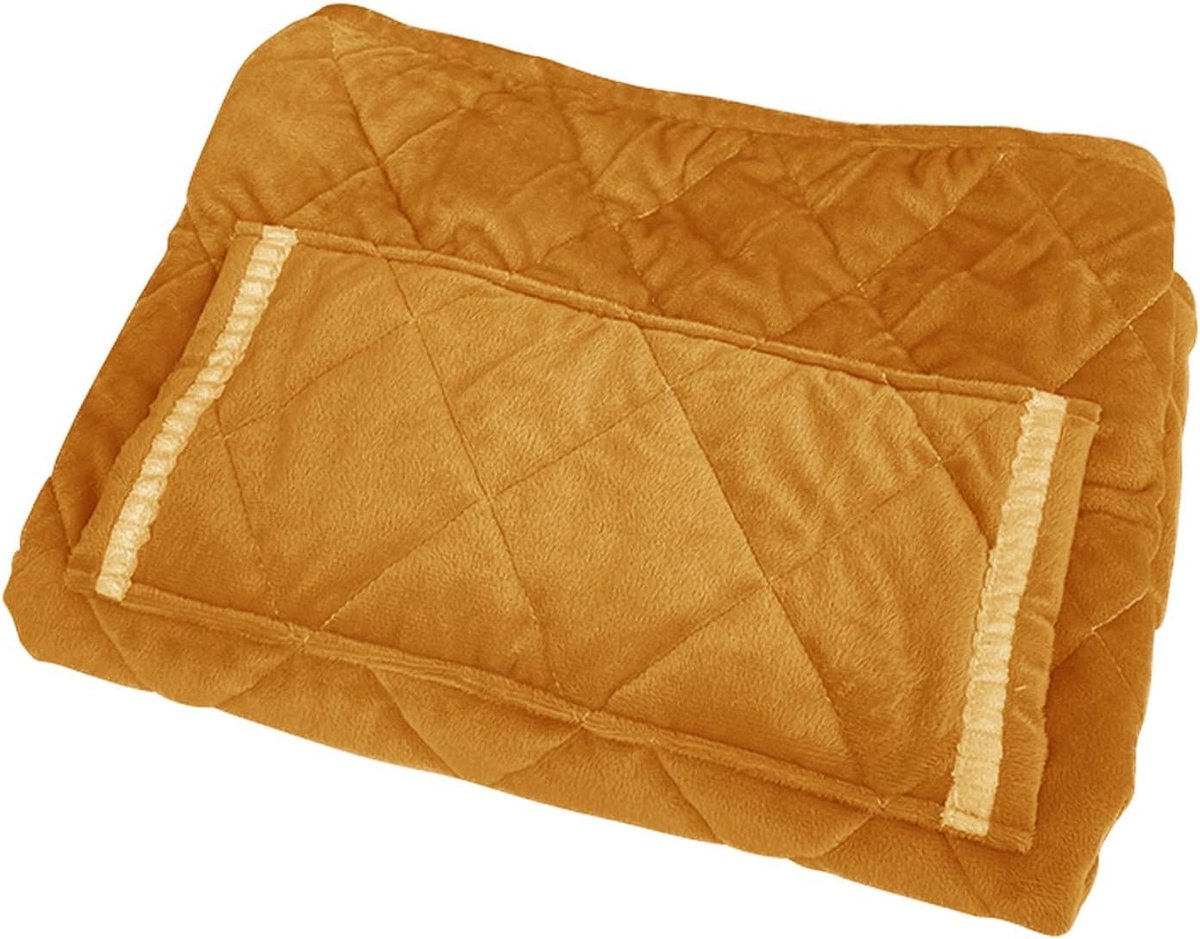 Verwarmde Deken - Elektrische Plaid - Draadloos Comfort - Snelle Verwarming - 60x80 cm - Grijs