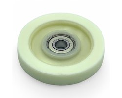 Fixem Loopwiel Geschikt voor AEG, Zanussi, Electrolux Wasdrogers – Vervangt 1364059004, 1364169001, 8077877028 – Slijtvast – Ø71mm, 10mm Lager – Alternatief - 1 Stuk