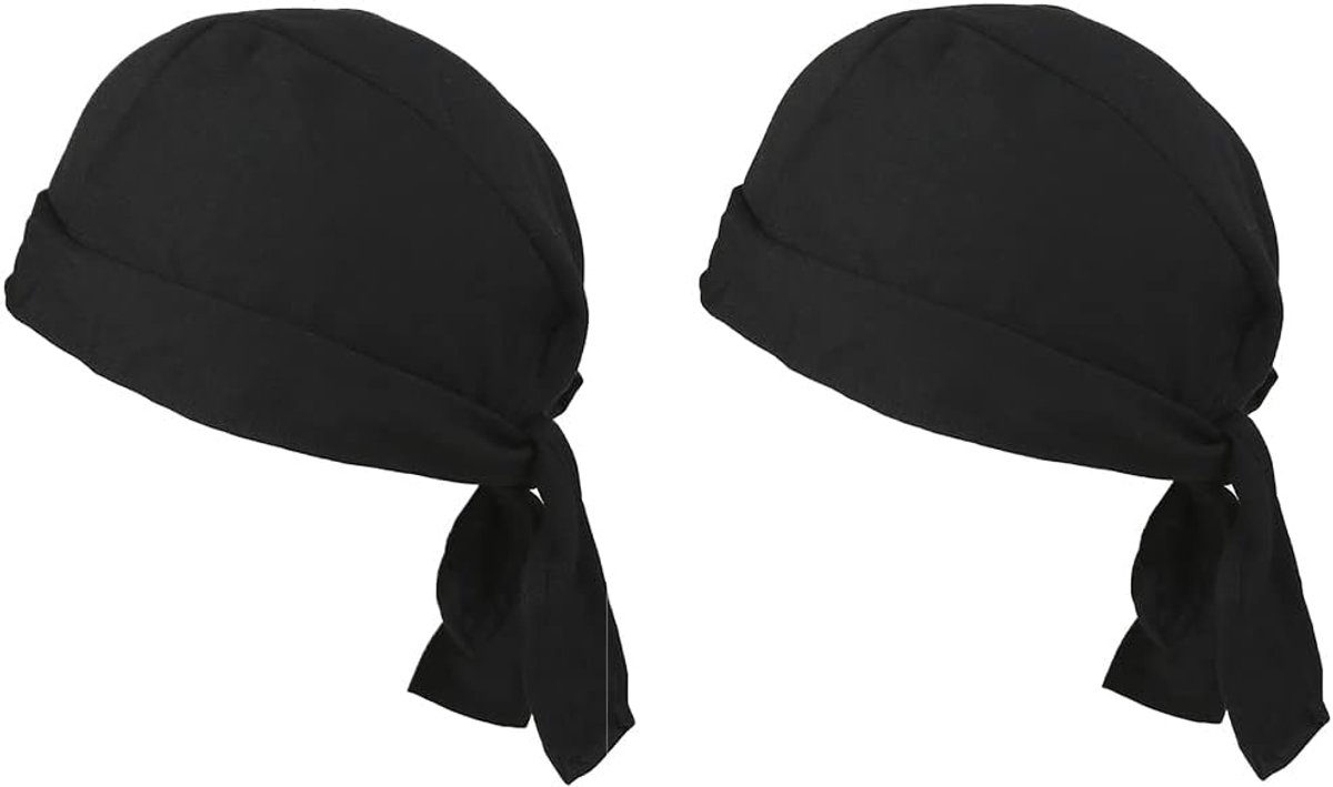 2 stuks verstelbare koksmutsen en bandana - Uniseks werkhoed voor restaurants en cafés