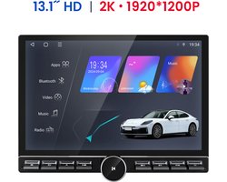 Junsun Android 15 Autoradio Geschikt Voor Toyota Aygo Peugeot 107 Citroen C1 Accessoires - 13.1'' - 6GB+128GB, Draadloze CarPlay & Andriod Auto, DAB+, GPS-Navigatiesystem, Bluetooth, Microfoon, 2K Touch Screen, 4G Lte, DSP, Octa-core processor