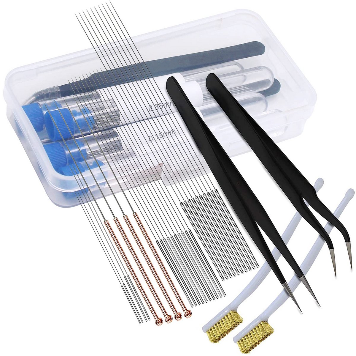 Reinigingsnaalden set voor 3D-printer - 28-delige 3D-printer spuitmonden reinigingsset
