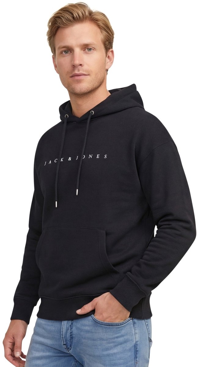 JACK&JONES PLUS - JJESTAR JJ SWEAT HOOD NOOS PLS Heren Trui US1XL — afbeelding 7